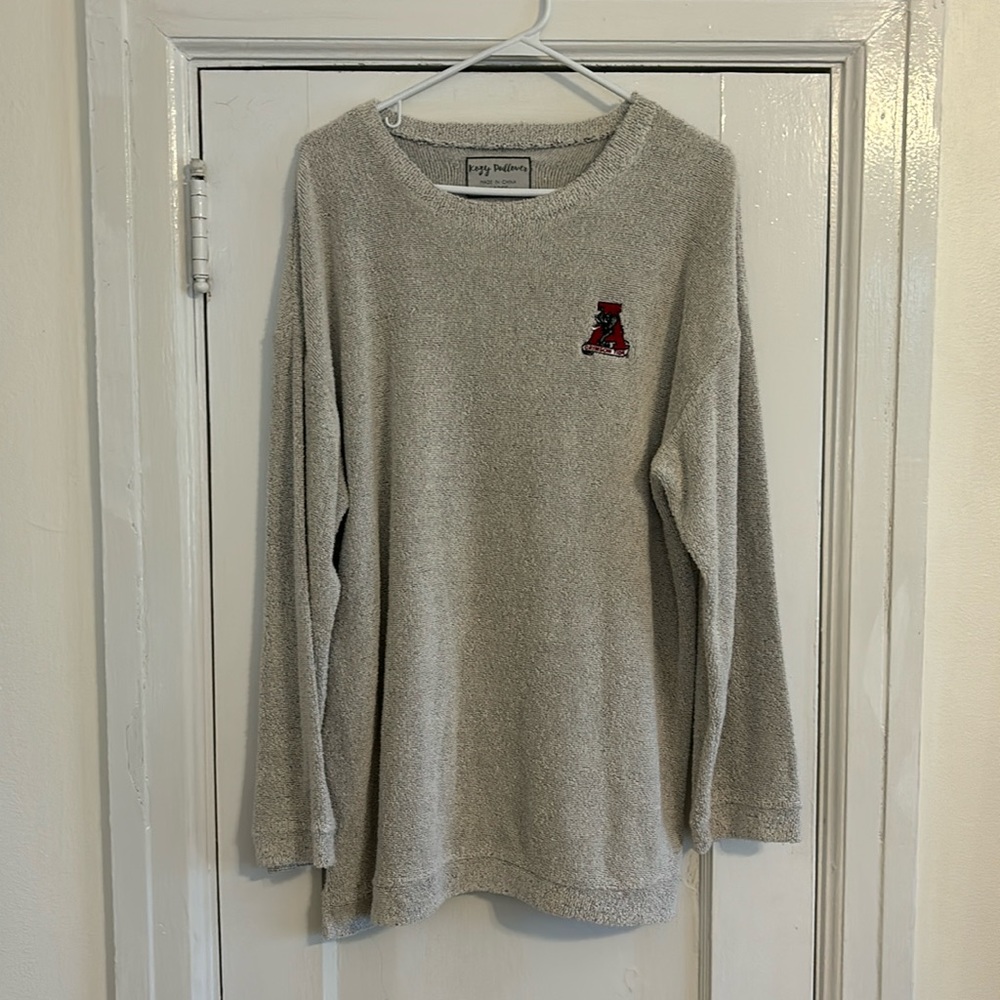 Lightly Worn Light Gray Alabama Pullover